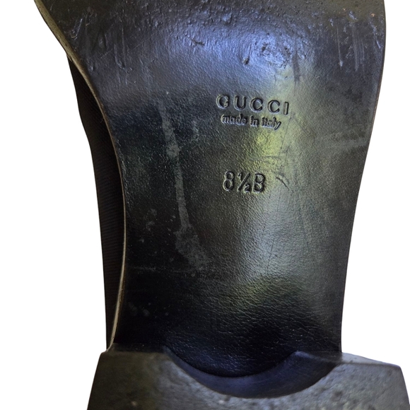 Vintage Gucci Black Horsebit Loafers 8.5 (8) - Picture 10 of 14